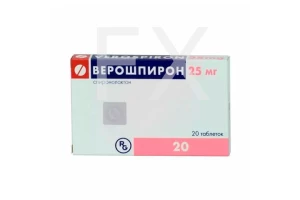 ВЕРОШПИРОН таб 25мг n20 Гедеон Рихтер-Алмирал