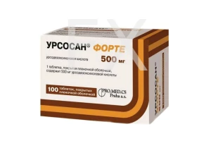 УРСОСАН ФОРТЕ таб п/об 500мг n100 ПРО.МЕД.ЦС