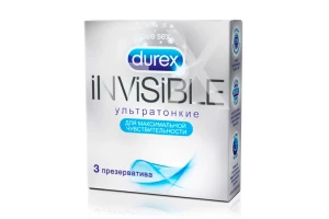 ПРЕЗЕРВАТИВ Дюрекс (Durex) n3 Invisible Рекитт Бенкизер-ССЛ