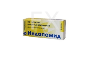 ИНДАПАМИД таб п/об 2.5мг n30 Канонфарма продакшн-Радуга продакшн-Завод им. ак. В.П.Филатова