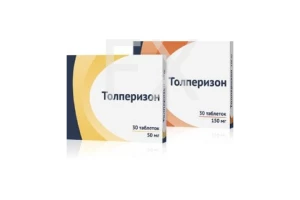 ТОЛПЕРИЗОН таб п/об 50мг n30 Канонфарма продакшн-Радуга продакшн-Завод им. ак. В.П.Филатова