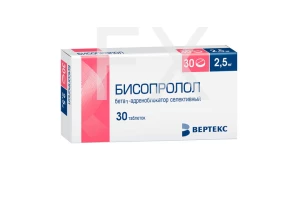 БИСОПРОЛОЛ таб п/об 10мг n30 Канонфарма продакшн-Радуга продакшн-Завод им. ак. В.П.Филатова