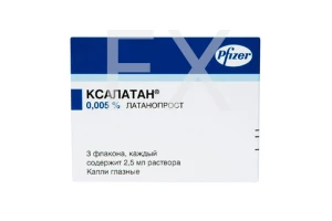 КСАЛАТАН капли глаз. (фл.-кап.) 0.005% - 2.5мл Пфайзер-Ферросан