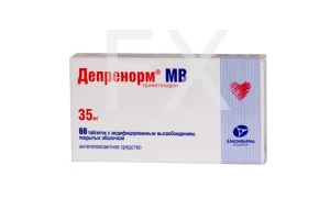 ДЕПРЕНОРМ МВ таб п/об 35мг n60 Канонфарма продакшн-Радуга продакшн-Завод им. ак. В.П.Филатова