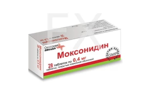 МОКСОНИДИН таб п/об 0.4мг n28 Канонфарма продакшн-Радуга продакшн-Завод им. ак. В.П.Филатова