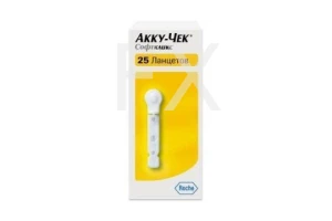 ЛАНЦЕТ Акку-Чек (Accu-Chek) Softclix n25 Рош - Ф. Хоффманн-Ля Рош Лтд