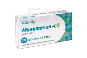 МЕЛАТОНИН таб п/об 3мг n40 Эвалар