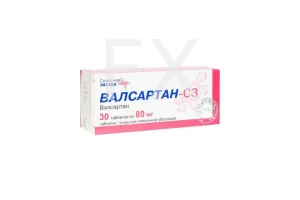 ВАЛСАРТАН таб п/об 80мг n30 Канонфарма продакшн-Радуга продакшн-Завод им. ак. В.П.Филатова