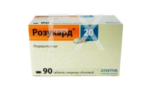 РОЗУКАРД таб п/об 20мг n90 Зентива-Словакофарма-Биотехнос