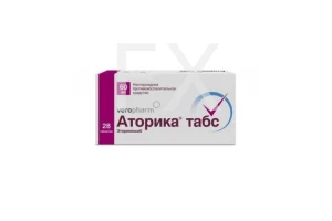 АТОРИКА ТАБС таб п/об 60мг n28 Канонфарма продакшн-Радуга продакшн-Завод им. ак. В.П.Филатова