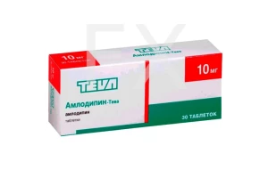 АМЛОДИПИН таб 10мг n30 Юникем