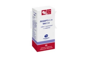 ЛОЗАРТАН Н таб п/об 50мг+12.5мг n60 Канонфарма продакшн-Радуга продакшн-Завод им. ак. В.П.Филатова