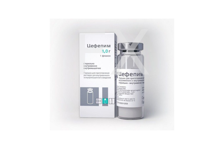 ЦЕФЕПИМ пор. д/ин. (фл.) 1г n1 Красфарма