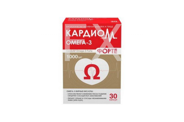 КАРДИОМ ОМЕГА-3 ФОРТЕ капс. 1000мг n60 Валмарк