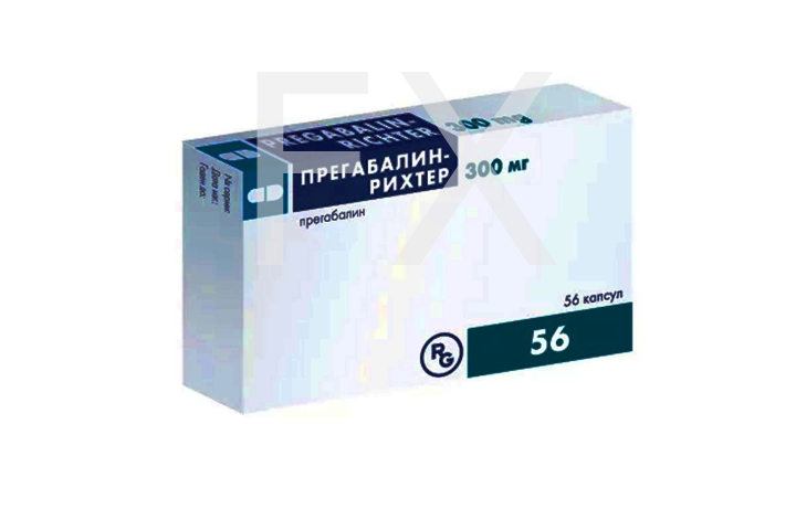ПРЕГАБАЛИН капс. 300мг n56 Канонфарма продакшн-Радуга продакшн-Завод им. ак. В.П.Филатова