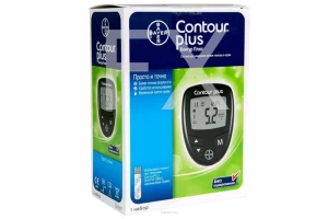 ГЛЮКОМЕТР Контур Плюс (Contour Plus)+ тест-полоски n25 Асцензия Диабетс Кеа