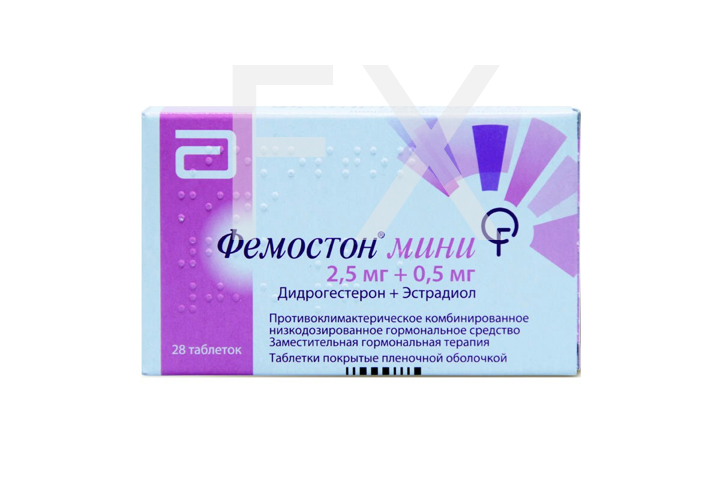 ФЕМОСТОН МИНИ таб п/об 2.5мг+0.5мг n28 Эбботт-Солвей-Эббви