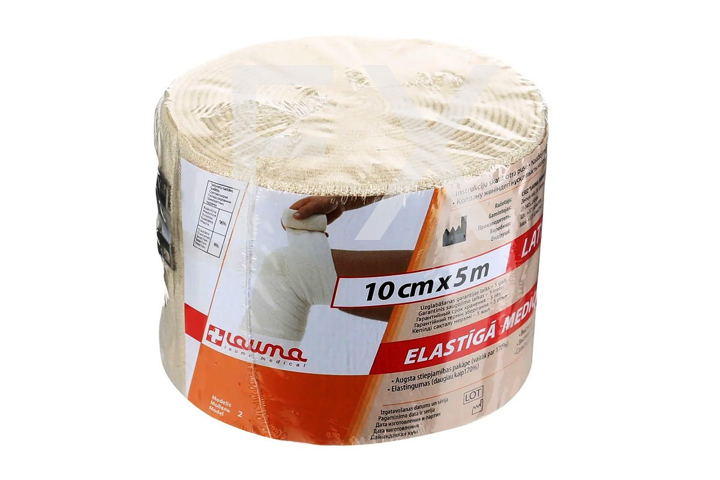 БИНТ ЭЛАСТИЧНЫЙ компрессионный Лаума 8х300см Средняя растяжимость Лаума Фабрикс