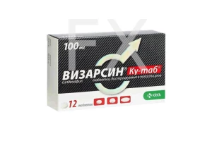 ВИЗАРСИН КУ-ТАБ таб дисп. 100мг n12 КРКА-Валфарма