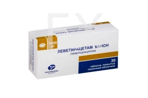 ЛЕВЕТИРАЦЕТАМ таб п/об 500мг n30 Канонфарма продакшн-Радуга продакшн-Завод им. ак. В.П.Филатова