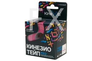 ЛЕНТА (ТЕЙП) КИНЕЗИОЛОГИЧЕСКАЯ Кинексиб Про (Kinexib Pro) 5х500см n1 Розовый Сучжоу Сунмед