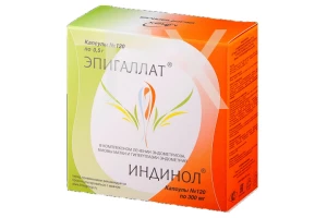 ИНДИНОЛ + ЭПИГАЛЛАТ капс. n120+120 МираксБиоФарма