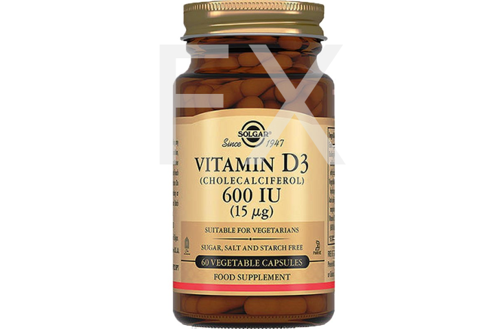 СОЛГАР (БАД) Витамин D3 600МЕ капс. n60 Солгар