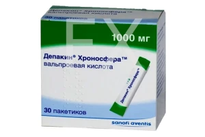 ДЕПАКИН ХРОНОСФЕРА гран. пролонг. 1000мг n30 Санофи Авентис-Авентис Фарма-Наттерманн-Хиноин-Biocom-Опелла Хелскеа