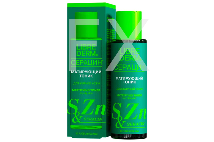 ЛИБРИДЕРМ (LIBREDERM) Серацин матирующий тоник 100мл Биофармлаб