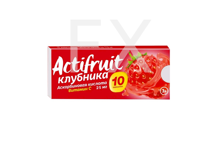 АСКОРБИНОВАЯ КИСЛОТА таб 25мг n10 Банановый Аскопром