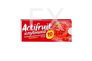 АСКОРБИНОВАЯ КИСЛОТА таб 3г n10 Клубничный Аскопром