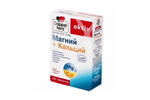 ДОППЕЛЬГЕРЦ АКТИВ МАГНИЙ+КАЛЬЦИЙ таб-депо двухфазные n30 Квайссер Фарма