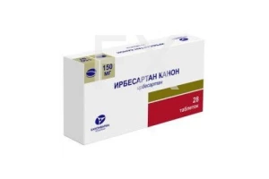 ИРБЕСАРТАН таб п/об 150мг n28 Канонфарма продакшн-Радуга продакшн-Завод им. ак. В.П.Филатова