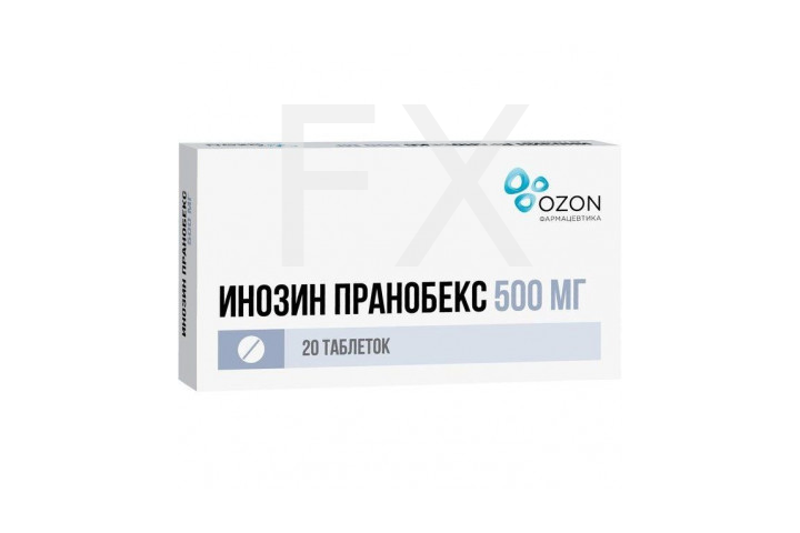 ИНОЗИН ПРАНОБЕКС таб 500мг n20 Озон-Атолл