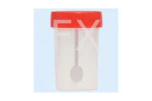 КОНТЕЙНЕР МЕДИЦИНСКИЙ для сбора биоматериала 60мл Стерильный+ложка-шпатель Полимерные изделия