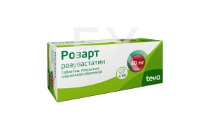 РОЗАРТ таб п/об 40мг n90 Плива-Тева-АВД-Айвэкс-Актавис-Балканфарма-Дупница-Здравле