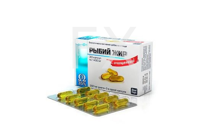 РЫБИЙ ЖИР капс. 1400мг n30 РеалКапс
