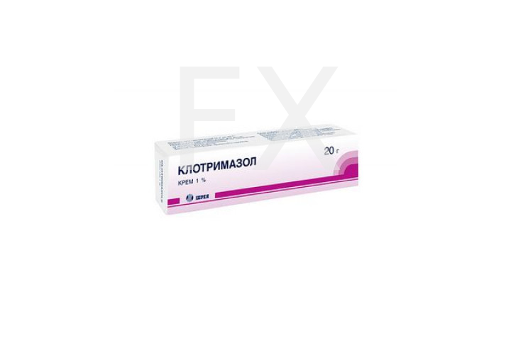 КЛОТРИМАЗОЛ крем (туба) 1% 20г Тульская фармацевтическая фабрика