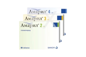АМАРИЛ таб 3мг n90 Санофи Авентис-Авентис Фарма-Наттерманн-Хиноин-Биоком-Опелла Хелскеа