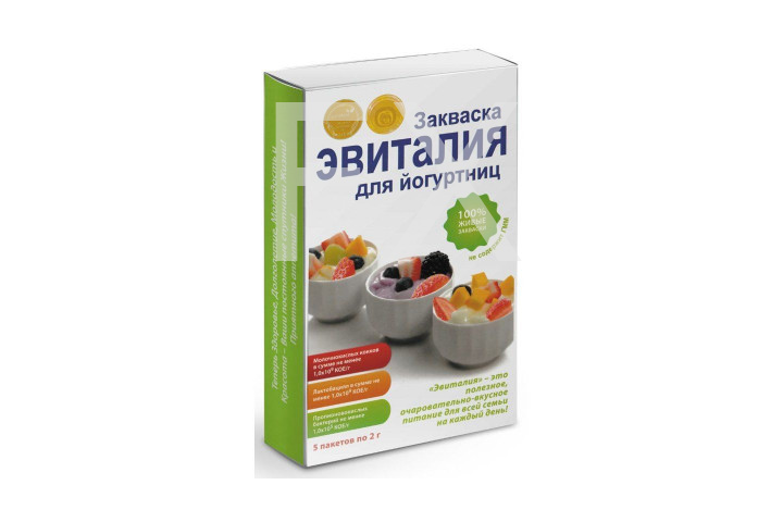 ЭВИТАЛИЯ закваска (саше) 2г n5 Простокваша и йогурт В-МИН