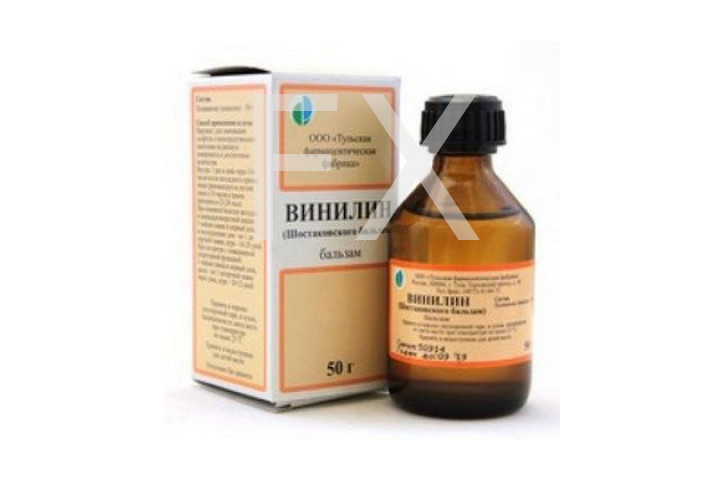 ВИНИЛИН (БАЛЬЗАМ ШОСТАКОВСКОГО) (фл.) 100г Тульская фармацевтическая фабрика