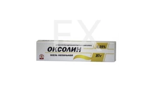 ОКСОЛИНОВАЯ МАЗЬ мазь (туба) 0.25% 10г n1 Усолье-Сибирский ХФЗ