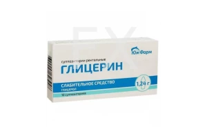ГЛИЦЕРИН супп. дет. 1.24г n10 ЮжФарм