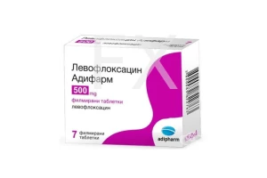 ЛЕВОФЛОКСАЦИН таб п/об 500мг n10 Интерфарма