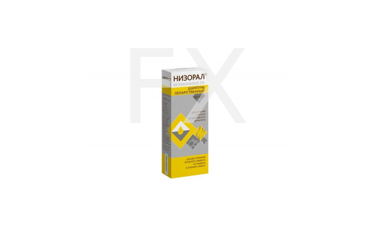 НИЗОРАЛ шампунь (фл.) 2% - 60мл n1 Хемофарм-Хемомонт-Нижфарм-Штада-Урсафарм