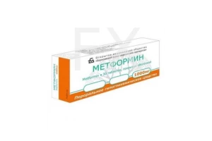 МЕТФОРМИН таб п/об 1000мг n30 Борисовский ЗМП