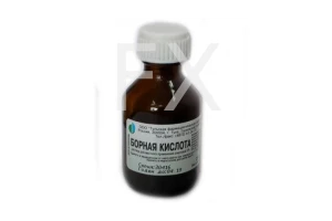 БОРНАЯ КИСЛОТА р-р спирт. (фл.) 3% - 25мл n1 Тульская фармацевтическая фабрика