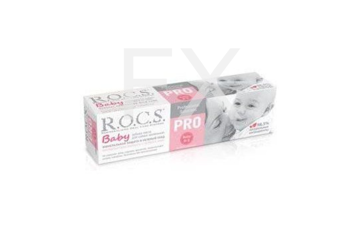 РОКС (R.O.C.S.) Baby зубная паста Нежный уход Минеральная 45г ВДС-ЕвроКосМед-РОКС-Диарси