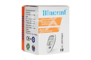 ТЕСТ ПОЛОСКИ К ГЛЮКОМЕТРУ Диаконт (Diacont) n50 Диаконт