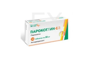 ПАРОКСЕТИН таб п/об 20мг n30 Реплекфарм-Березовский ФЗ
